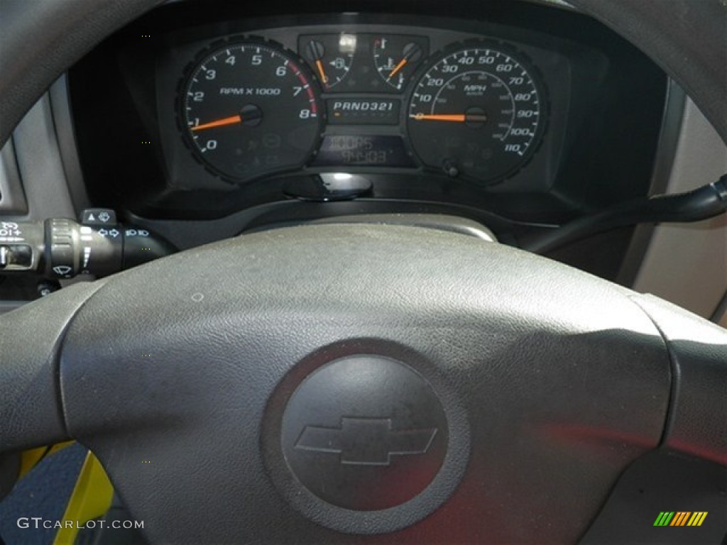 2007 Colorado Work Truck Regular Cab - Yellow / Medium Pewter photo #18