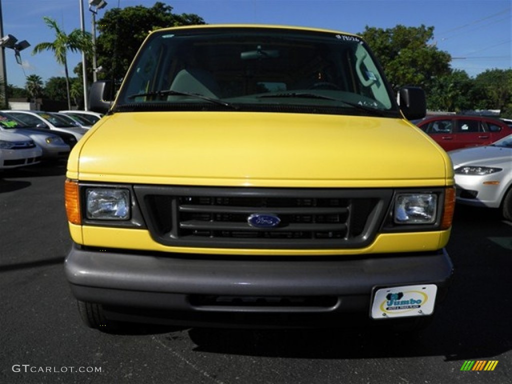 2006 E Series Van E150 Commercial - Fleet Yellow / Medium Flint Grey photo #2