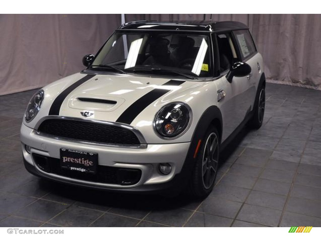 2013 Cooper S Clubman - White Silver Metallic / Carbon Black photo #1