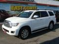 2010 Super White Toyota Sequoia Limited 4WD  photo #3