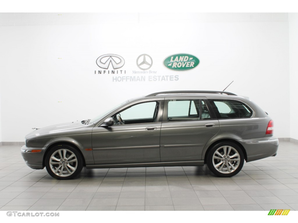 2007 X-Type 3.0 Sport Wagon - Shadow Grey Metallic / Charcoal photo #2