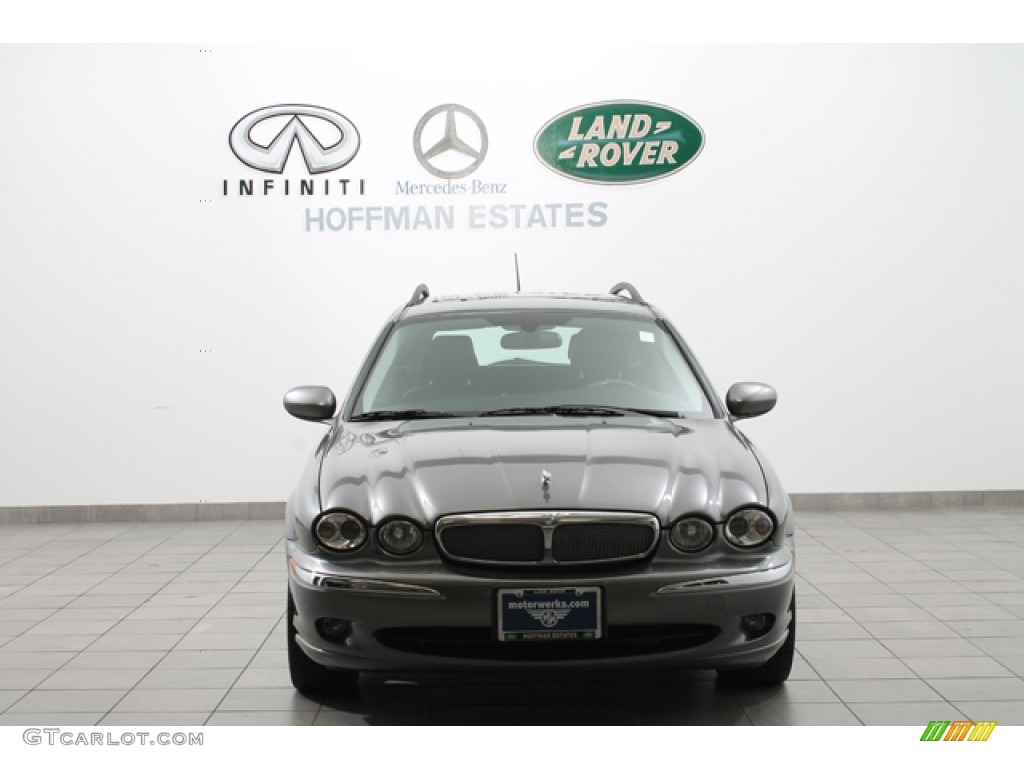 2007 X-Type 3.0 Sport Wagon - Shadow Grey Metallic / Charcoal photo #3