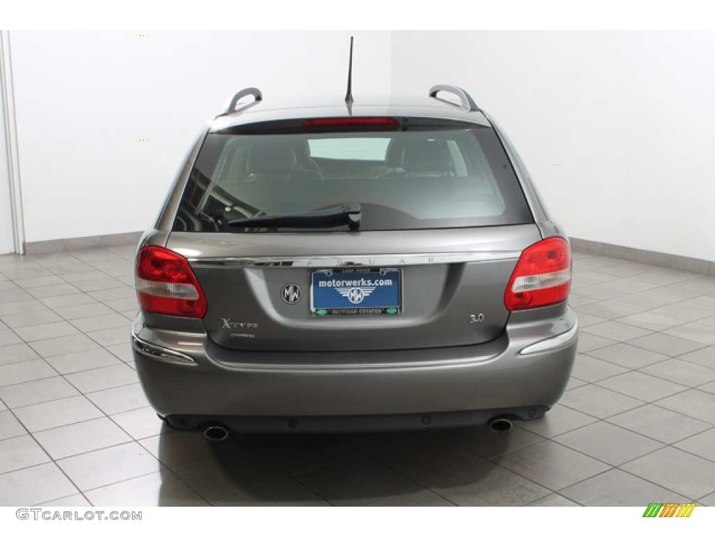 2007 X-Type 3.0 Sport Wagon - Shadow Grey Metallic / Charcoal photo #4