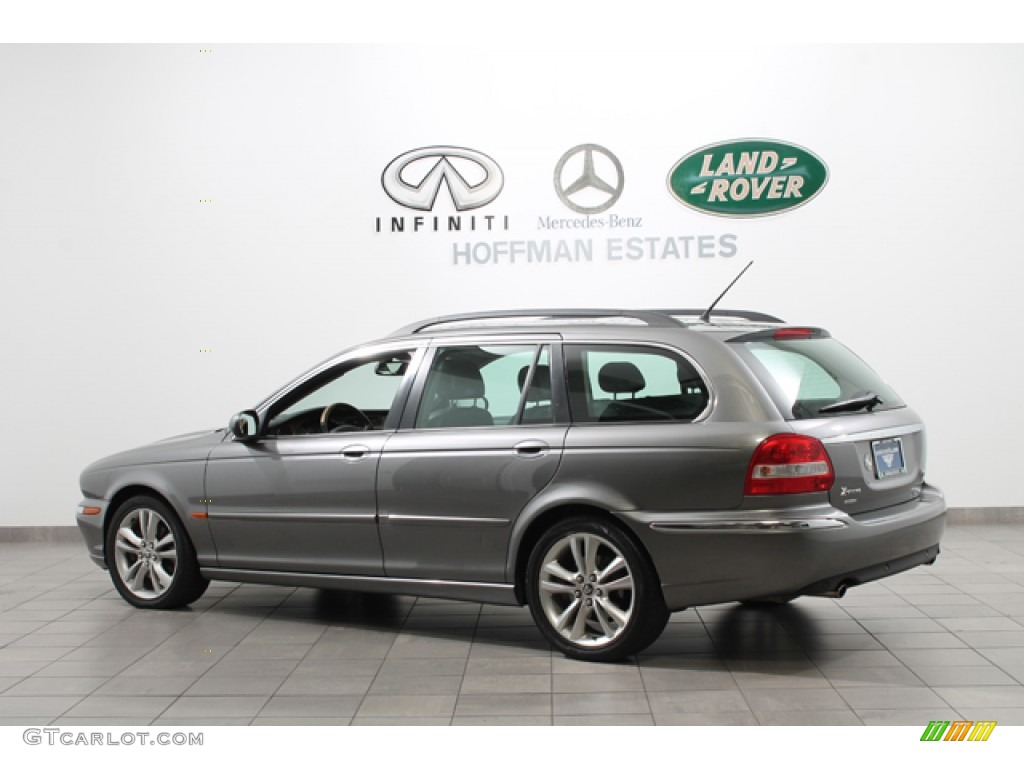 2007 X-Type 3.0 Sport Wagon - Shadow Grey Metallic / Charcoal photo #5