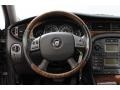 2007 Jaguar X-Type Charcoal Interior Steering Wheel Photo