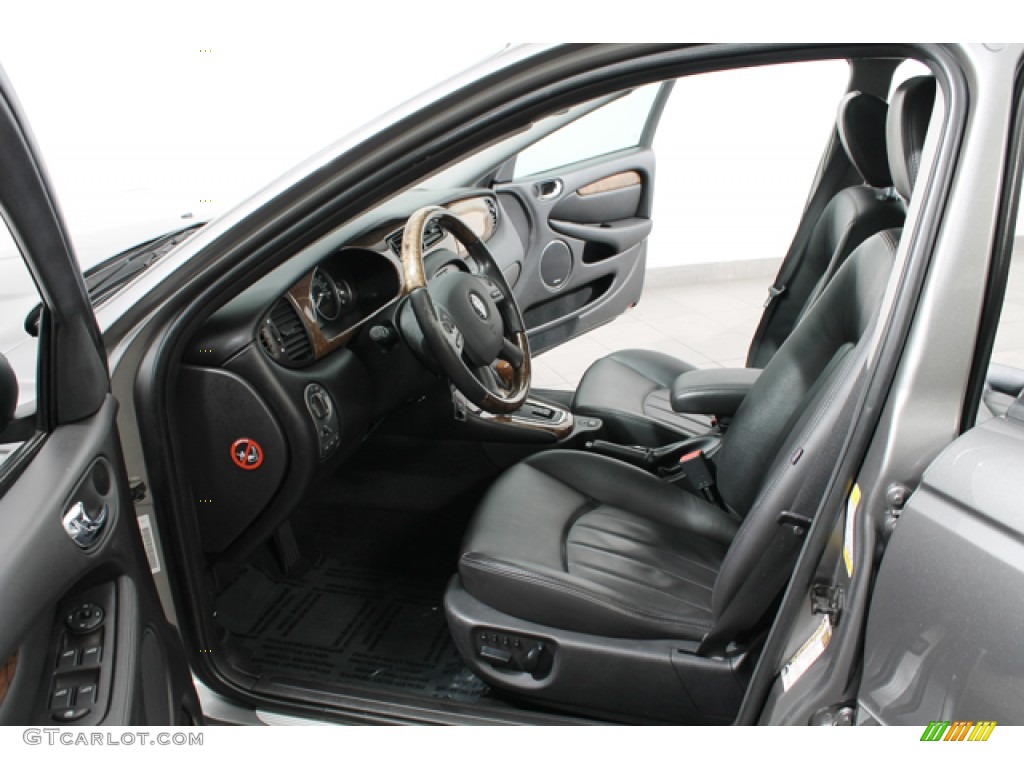 2007 X-Type 3.0 Sport Wagon - Shadow Grey Metallic / Charcoal photo #18