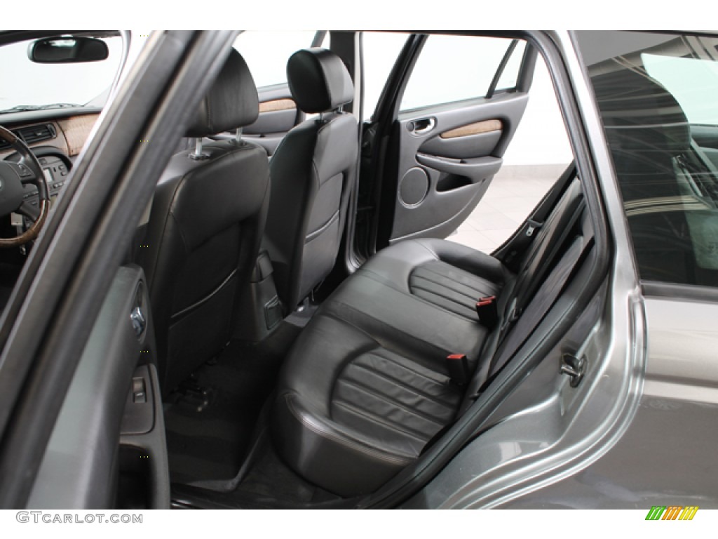 2007 Jaguar X-Type 3.0 Sport Wagon Rear Seat Photo #75018756
