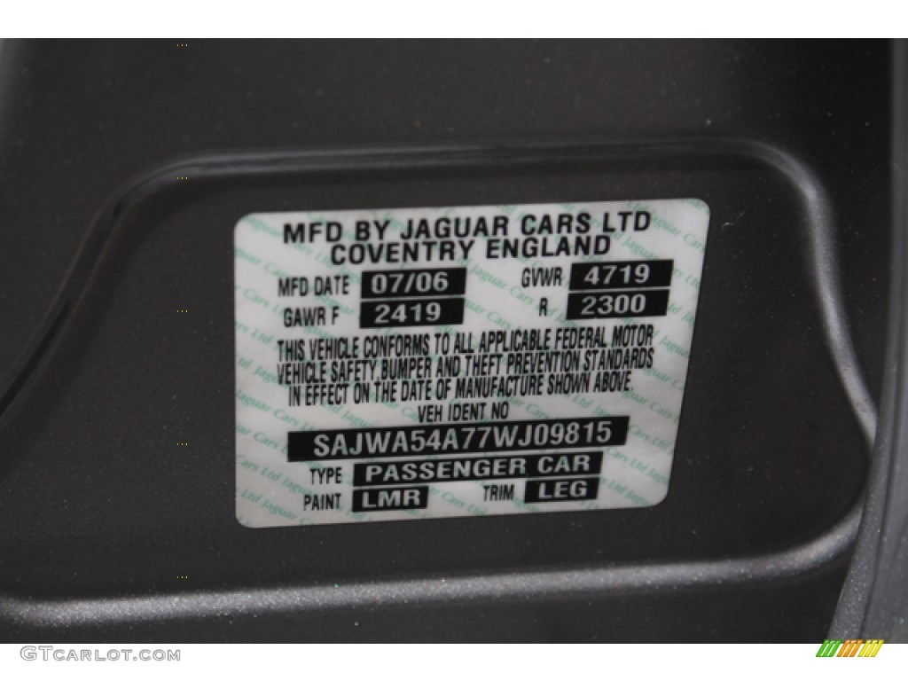 2007 X-Type 3.0 Sport Wagon - Shadow Grey Metallic / Charcoal photo #31