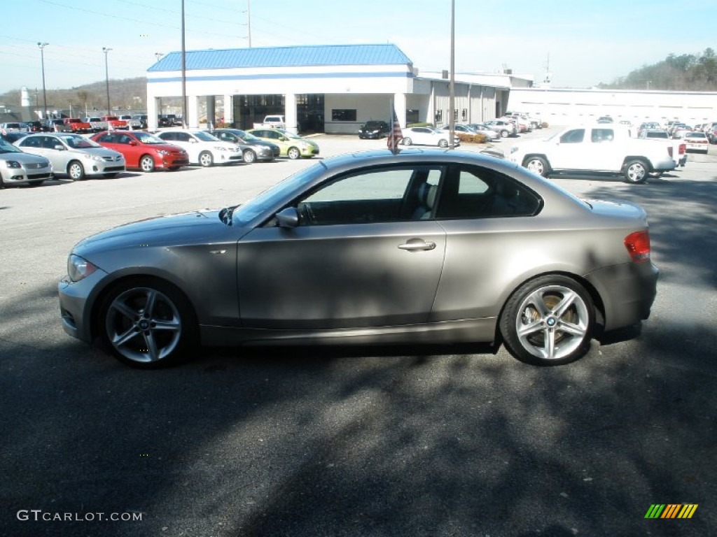 2008 1 Series 135i Coupe - Cashmere Silver Metallic / Taupe photo #12