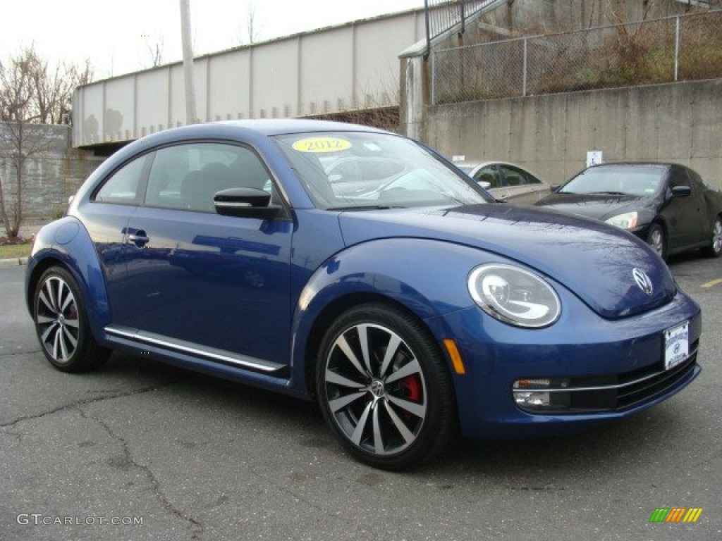Reef Blue Metallic 2012 Volkswagen Beetle Turbo Exterior Photo #75023540