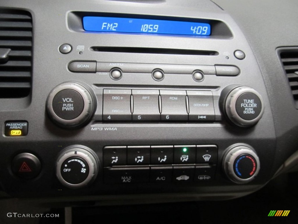 2010 Civic EX-L Sedan - Urban Titanium Metallic / Gray photo #12