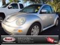 Silver Metallic 2000 Volkswagen New Beetle GL Coupe