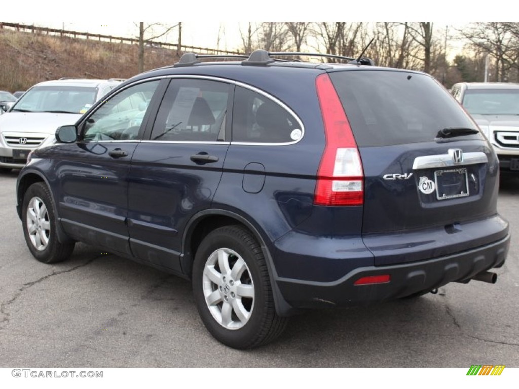 2009 CR-V EX 4WD - Royal Blue Pearl / Black photo #7