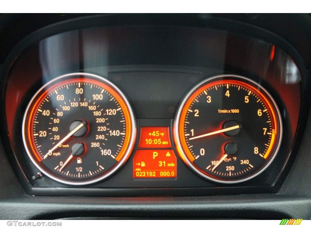 2011 BMW 3 Series 328i Coupe Gauges Photo #75026690