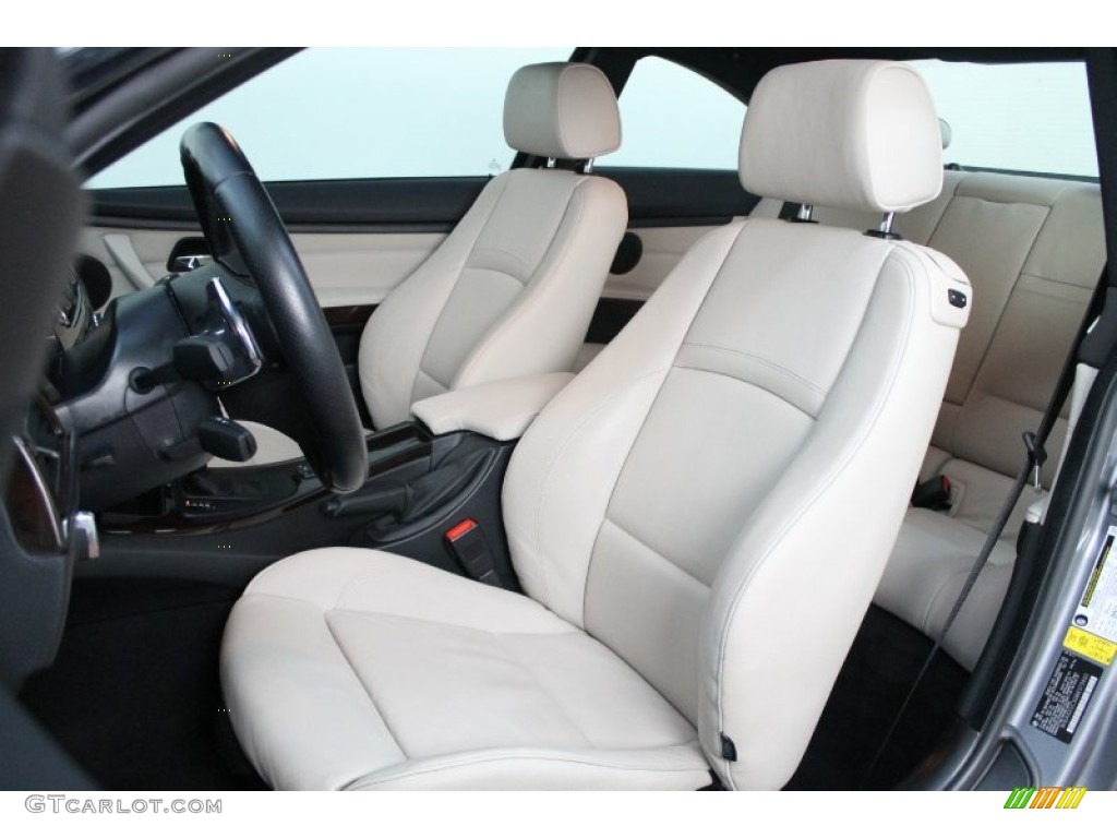 Oyster/Black Dakota Leather Interior 2011 BMW 3 Series 328i Coupe Photo #75026747