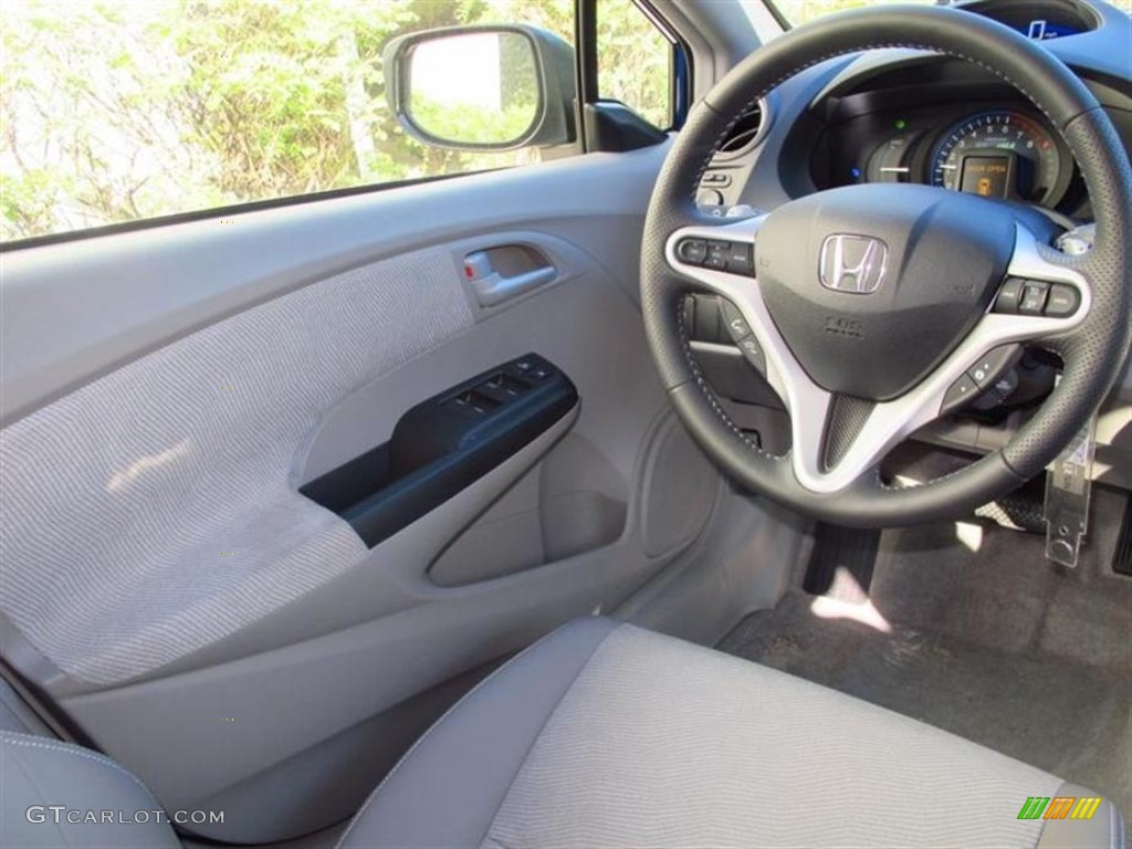 2013 Insight EX Hybrid - Mediterranean Blue Metallic / Gray photo #5
