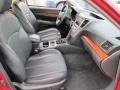 2010 Subaru Legacy Off Black Interior Front Seat Photo