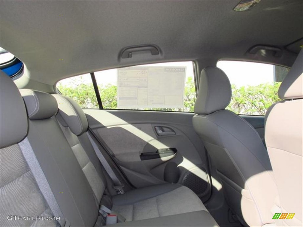 2013 Insight EX Hybrid - Mediterranean Blue Metallic / Gray photo #8