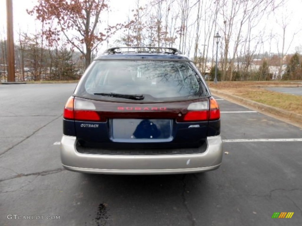 2004 Outback Wagon - Mystic Blue Pearl / Gray photo #6