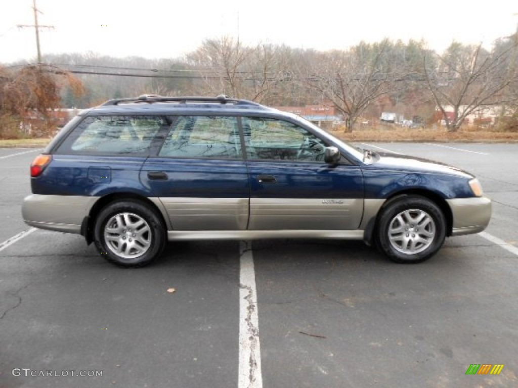 2004 Outback Wagon - Mystic Blue Pearl / Gray photo #8