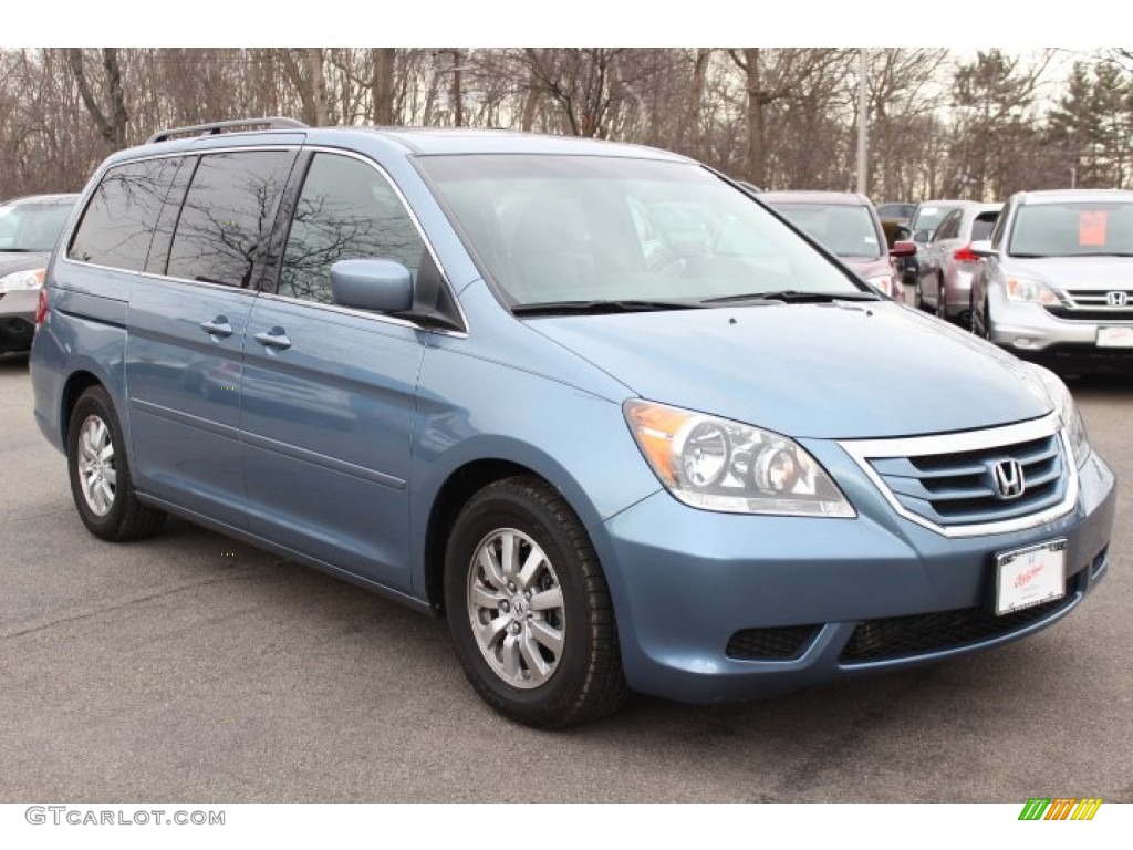 2010 Odyssey EX-L - Ocean Mist Metallic / Gray photo #3