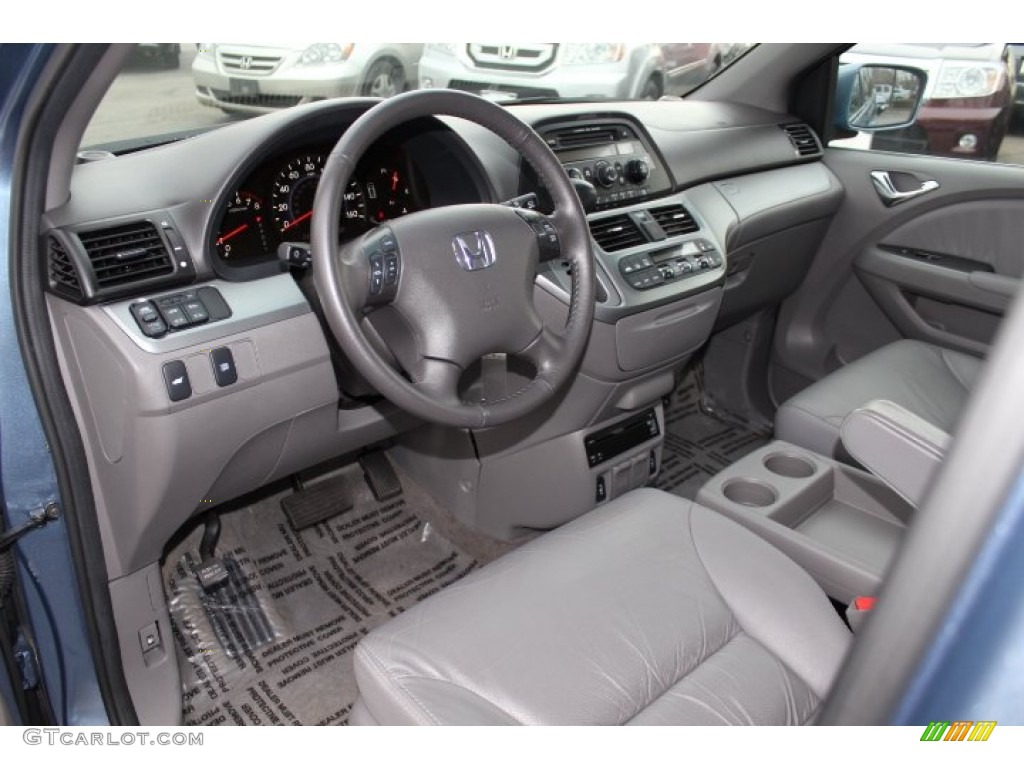 2010 Odyssey EX-L - Ocean Mist Metallic / Gray photo #10
