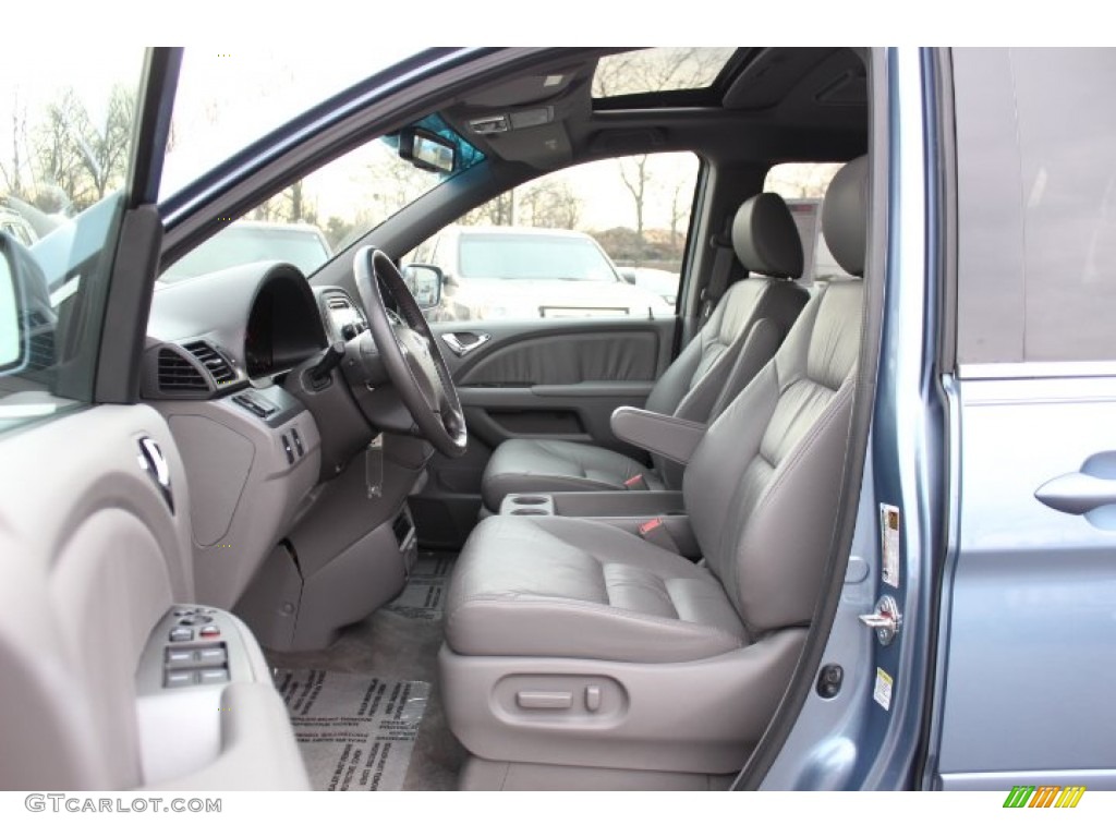 2010 Odyssey EX-L - Ocean Mist Metallic / Gray photo #11