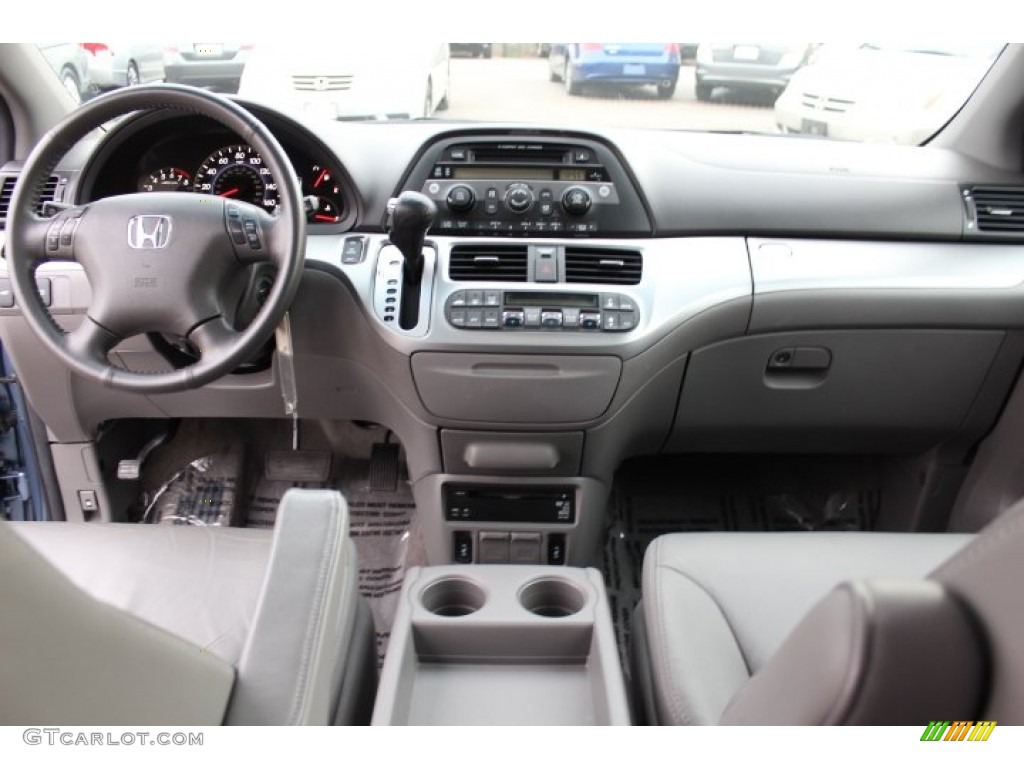 2010 Odyssey EX-L - Ocean Mist Metallic / Gray photo #12