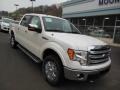 White Platinum Metallic Tri-Coat - F150 Lariat SuperCrew 4x4 Photo No. 2