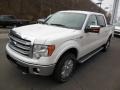 White Platinum Metallic Tri-Coat - F150 Lariat SuperCrew 4x4 Photo No. 4