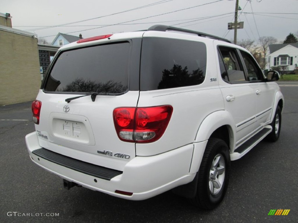 2006 Sequoia SR5 4WD - Natural White / Light Charcoal photo #7
