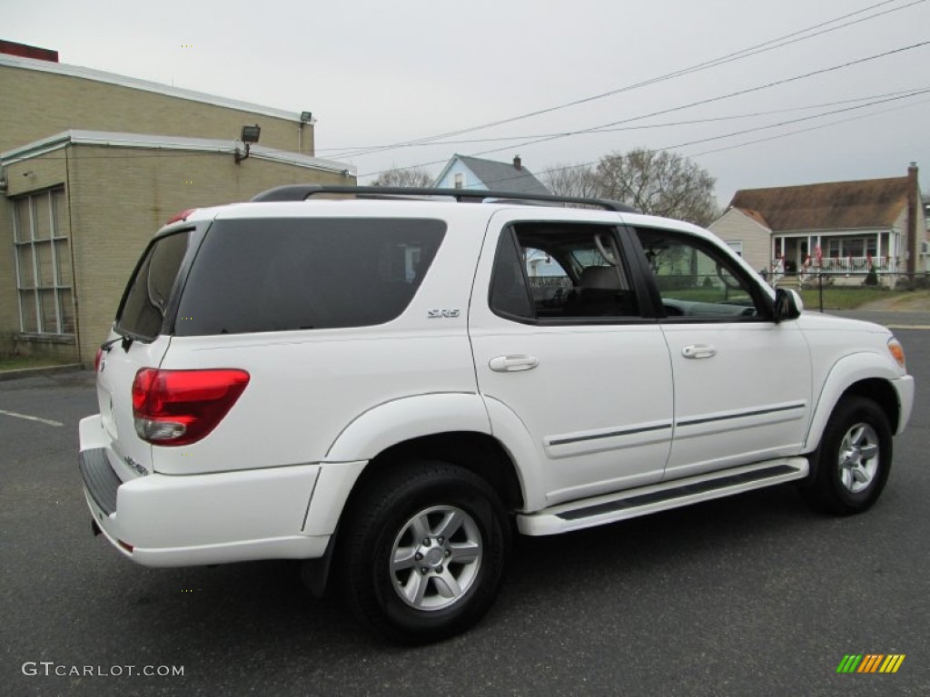 2006 Sequoia SR5 4WD - Natural White / Light Charcoal photo #8