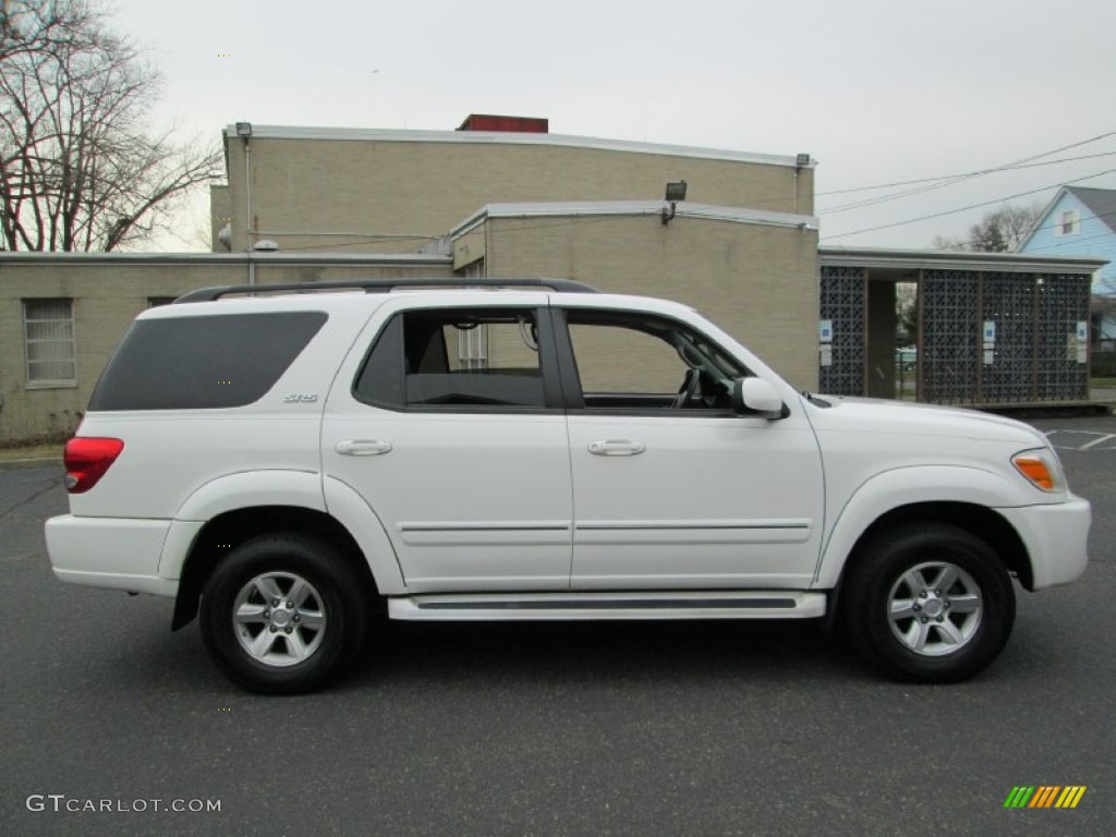 2006 Sequoia SR5 4WD - Natural White / Light Charcoal photo #9