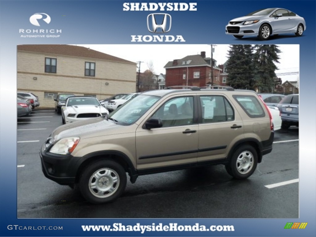 2005 CR-V LX 4WD - Sahara Sand Metallic / Ivory photo #1