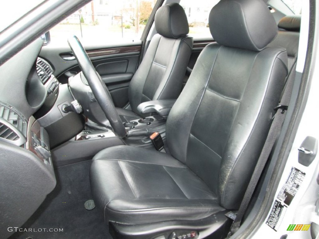Black Interior 2003 BMW 3 Series 330xi Sedan Photo #75030452