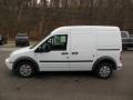 Frozen White 2013 Ford Transit Connect XLT Van Exterior