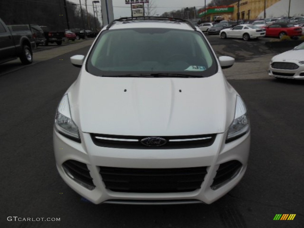 2013 Escape SE 2.0L EcoBoost - White Platinum Metallic Tri-Coat / Charcoal Black photo #3