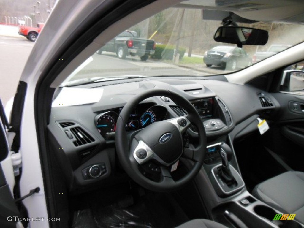 2013 Escape SE 2.0L EcoBoost - White Platinum Metallic Tri-Coat / Charcoal Black photo #10