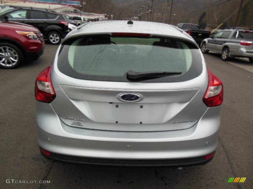 Ingot Silver 2013 Ford Focus Titanium Hatchback Exterior Photo #75032028