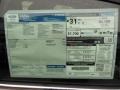 2013 Ford Focus Titanium Hatchback Window Sticker