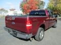 2005 Dark Toreador Red Metallic Ford F150 XLT SuperCab 4x4  photo #8