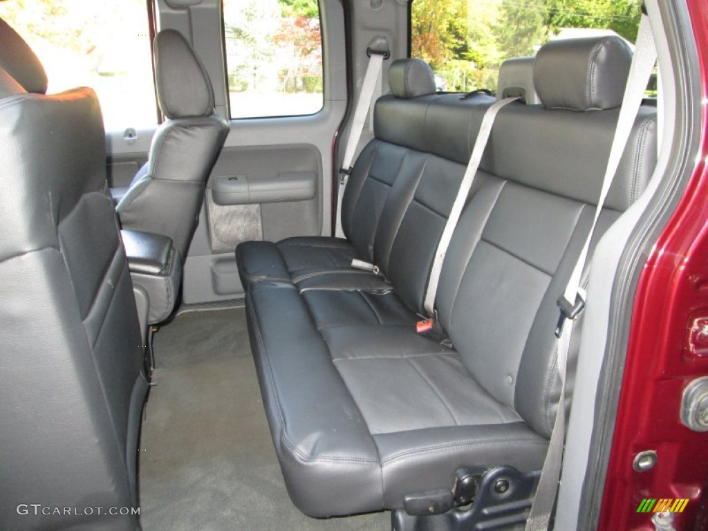 2005 F150 XLT SuperCab 4x4 - Dark Toreador Red Metallic / Medium Flint/Dark Flint Grey photo #20