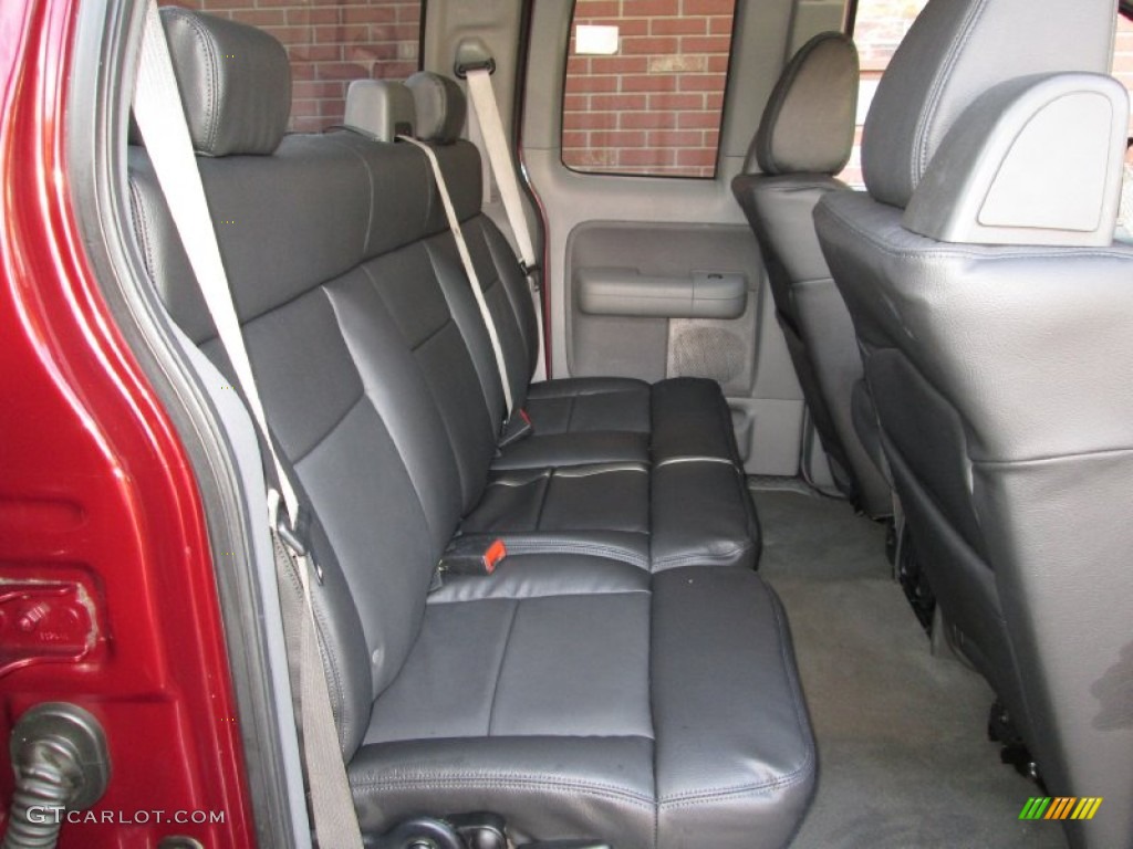 2005 F150 XLT SuperCab 4x4 - Dark Toreador Red Metallic / Medium Flint/Dark Flint Grey photo #21