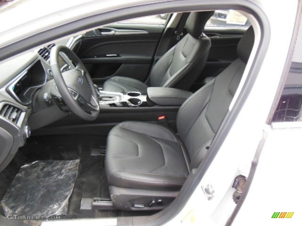 2013 Ford Fusion Titanium Front Seat Photo #75032837