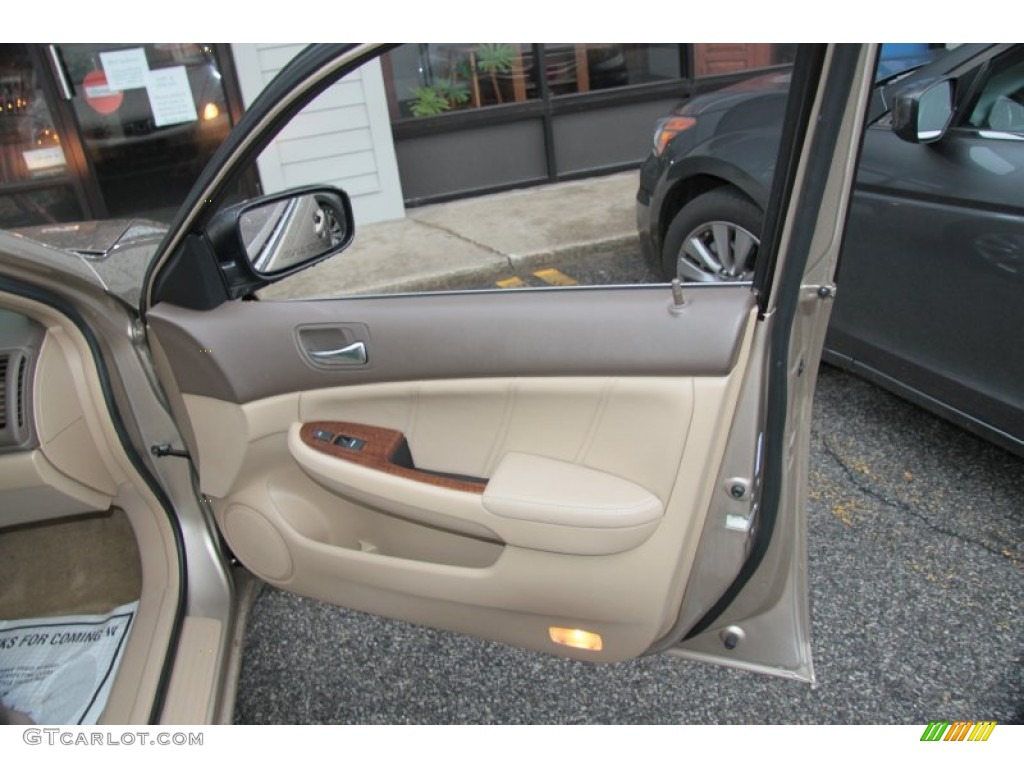 2007 Accord EX-L V6 Sedan - Desert Mist Metallic / Ivory photo #24