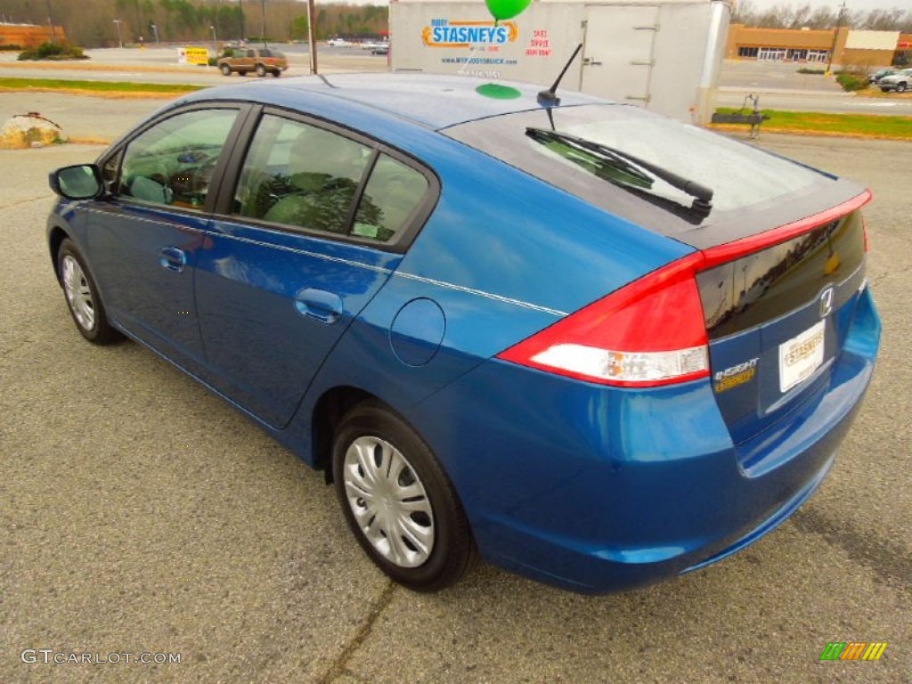 2011 Insight Hybrid LX - Mediterranean Blue Pearl / Gray photo #4