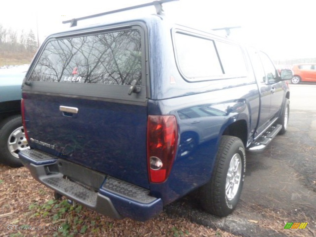 2009 Colorado LT Extended Cab 4x4 - Deep Navy Blue / Ebony photo #2