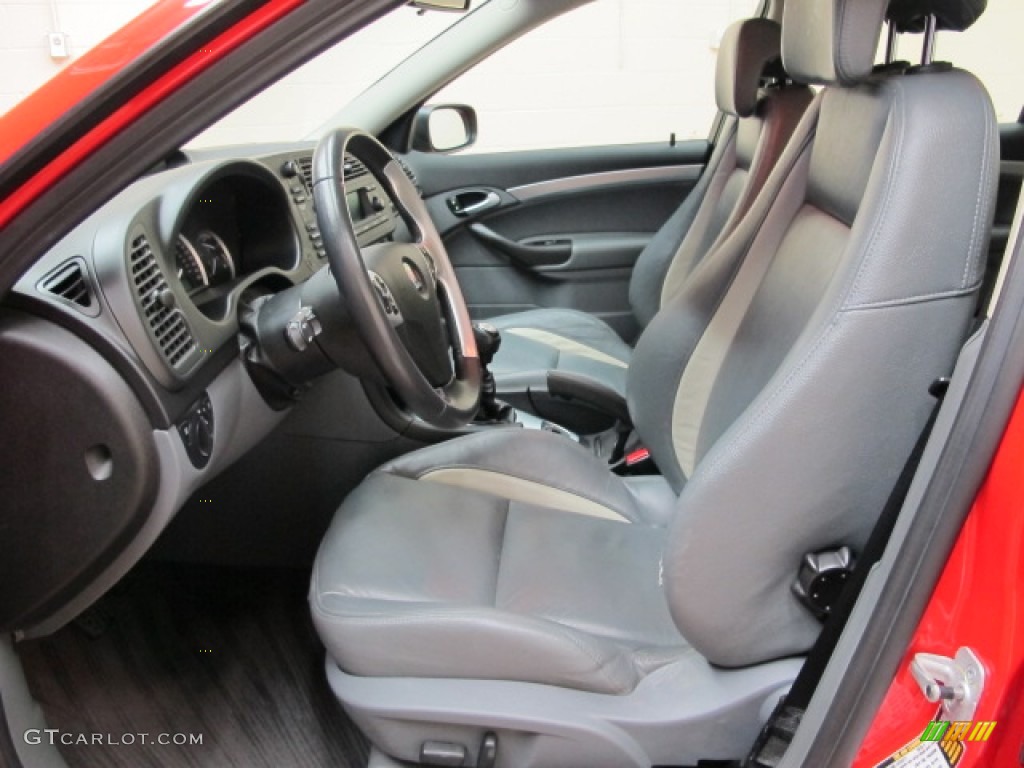Slate Gray Interior 2006 Saab 9-3 Aero Sport Sedan Photo #75034676