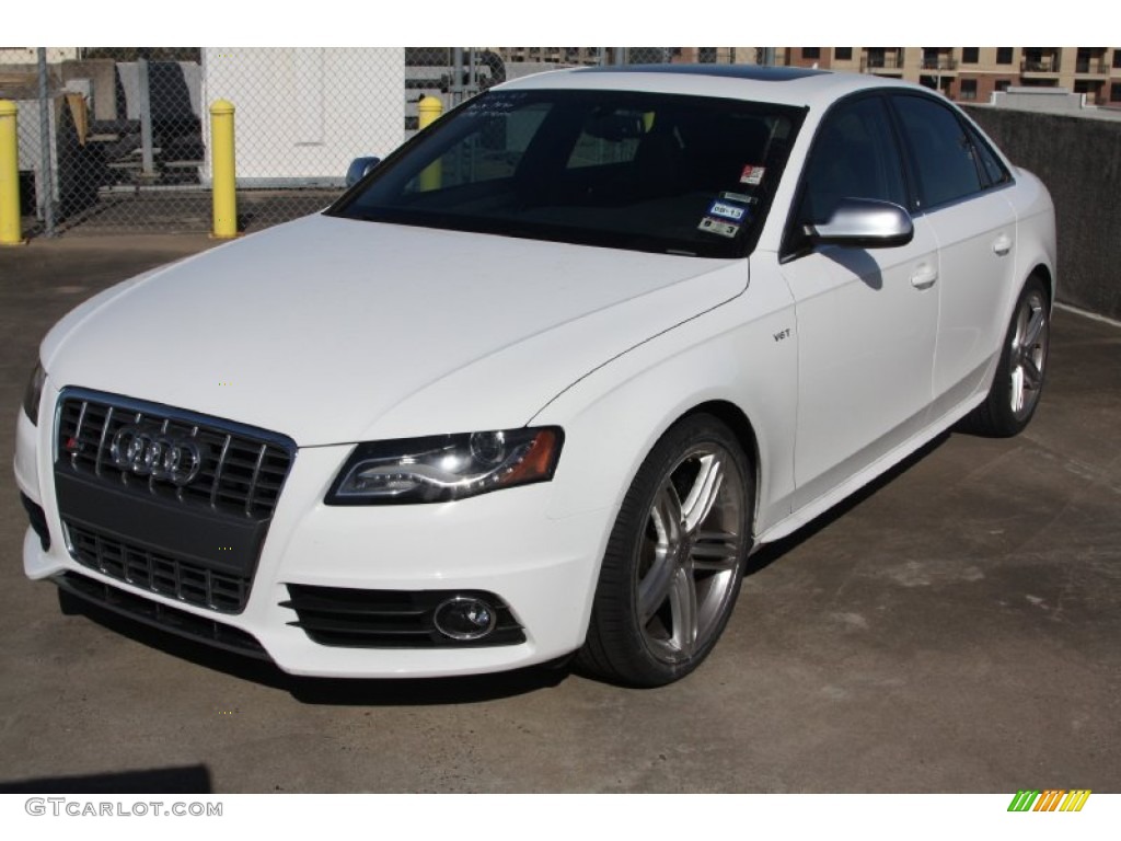 Ibis White 2012 Audi S4 3.0T quattro Sedan Exterior Photo #75035546