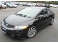 Crystal Black Pearl - Civic EX-L Coupe Photo No. 3